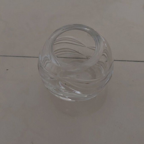 Crystal jar handmade Morava like new