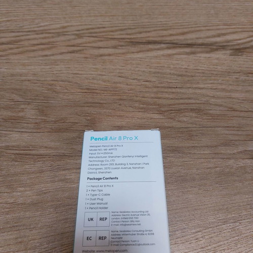 Metapen Pencil Air 8 Pro X smart stylus for iPad new