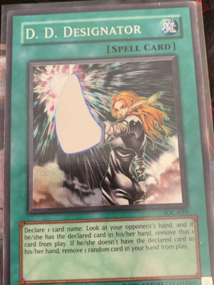 D.D. Designator κάρτα Yu-Gi-Oh καινούργια, αυθεντική
