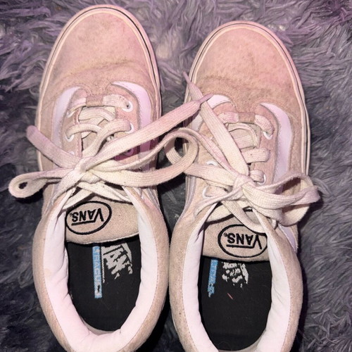 Vans athletic shoes like new, size 39, beige pink