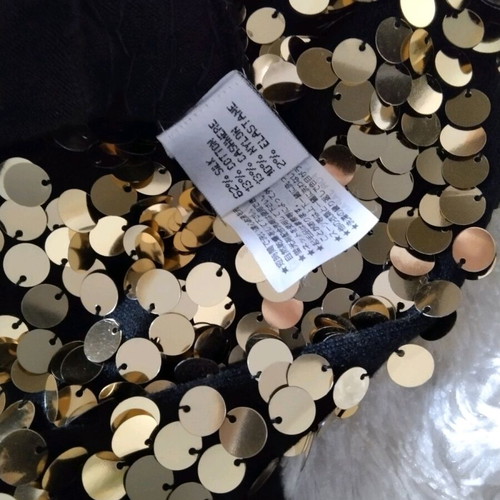 Silk-Kasmir gold and black jacket like new, size S-M