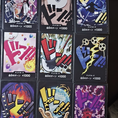 One Piece Don!! card set like new, 18 cards