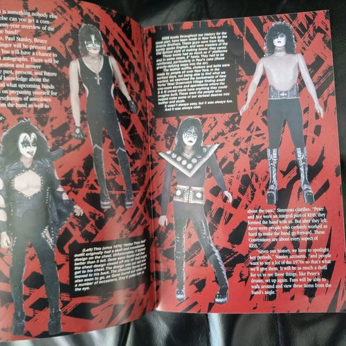Kiss 1st Worldwide Convention 1995-96 program used