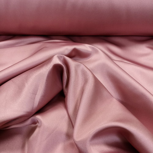 Satin curtain fabric Italy color rotten apple new
