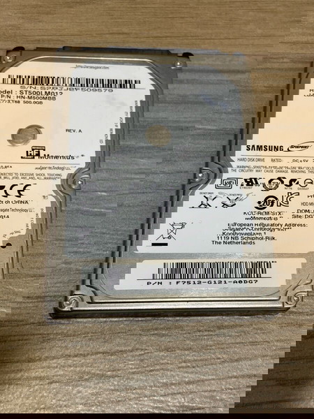 HDD 2’5 Samsung 500GB
