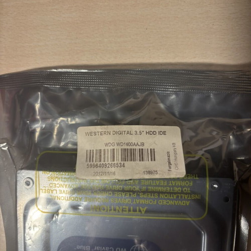 Western Digital Caviar Blue 160GB IDE/PATA WD1600AAJB new old stock