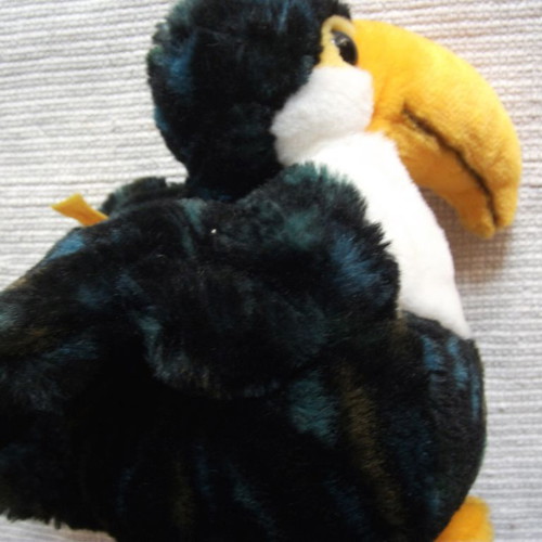 Steiff plush bird used, 1990s decade, 20 cm height