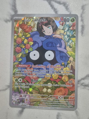 Pokemon TCG Erika's Tangela card like new with sleeve and toploader