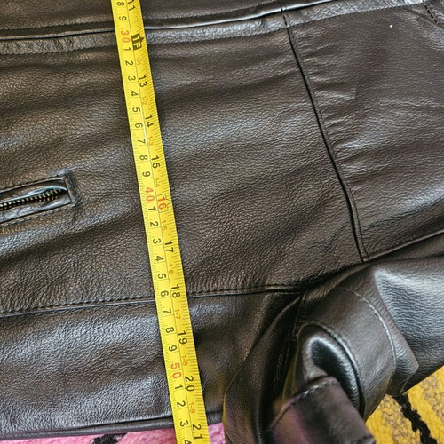 Leather jacket black like new, size S