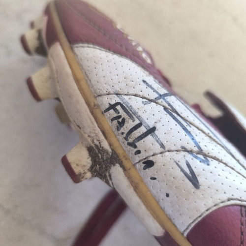Puma King match-worn signed football boots Cristian Fabbriani River Plate