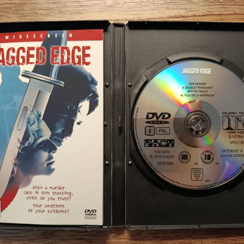 Jagged Edge DVD like new with Greek subtitles