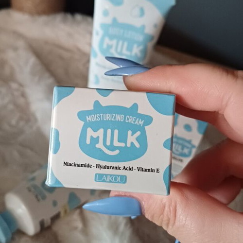 Milk skincare set 5 pieces new for face and body