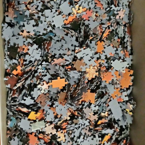 Puzzle 3000 pieces Trefl used, opened