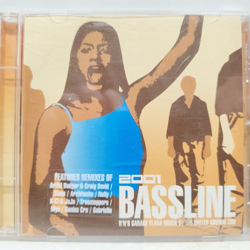 Bassline 2001 CD album compilation used, electronic breakbeat jungle