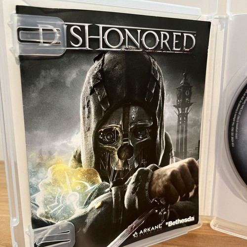 Dishonored PS3 game used, complete with original case and booklet