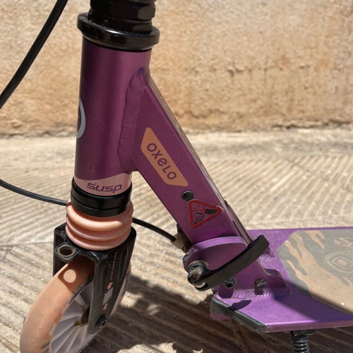 Children's folding aluminum scooter mid5 used with brake and suspension