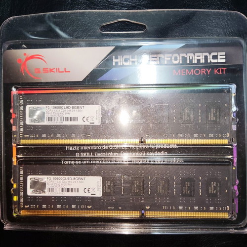 Gskill 2x4GB DDR3 RAM sealed, new