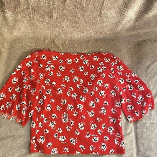 Pull&Bear boho top red new, size M