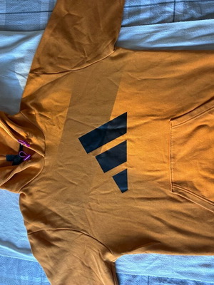 Adidas Future Icons Winterized hoodie mustard used size M