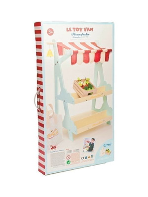 Honeybee Le Toy Van wooden greengrocer shop new