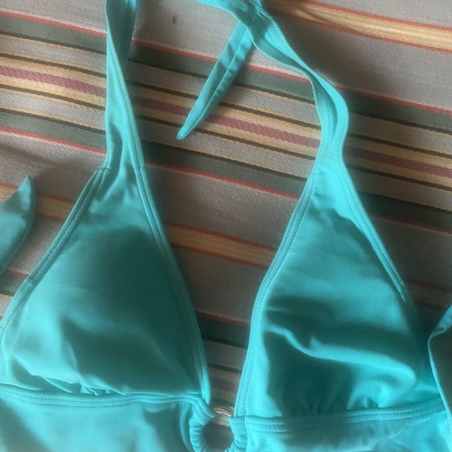Bikini top new, turquoise, sizes S M