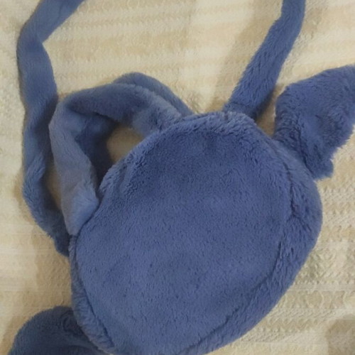 Stitch plush bag like new, large size, blue