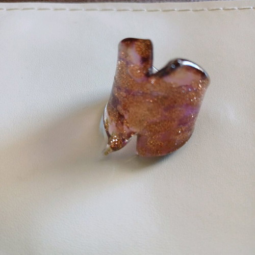 Murano ring new made of Italian glass