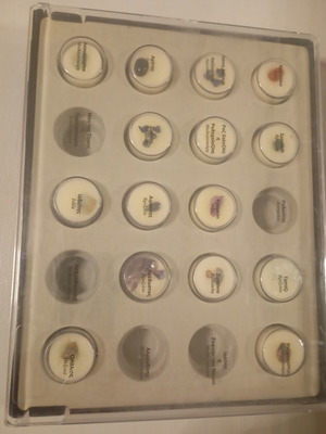 Collection of rocks and semiprecious stones like new