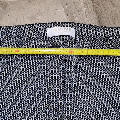 Shine 2gether women's flare pants like new, Small, black and white