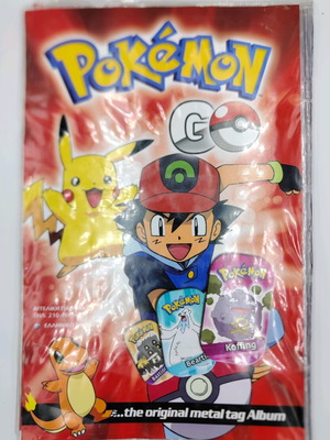 Pokemon album for metal tags like new