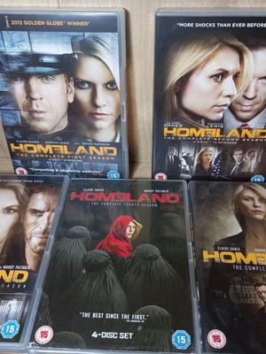 Homeland DVD 5 σεζόν σαν καινούργιο με αγγλικούς υπότιτλους