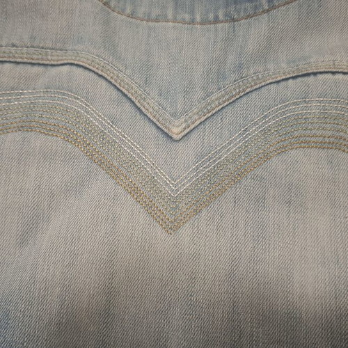 Denim jacket women's faded, like new, blue, size M
