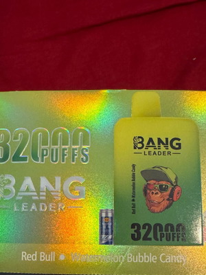 Vape dual flavor Red Bull-Watermelon Bubble Candy new 32000 puffs