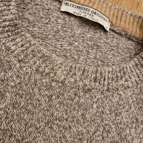 Bluespheres Original Wool Sweater like new, marl grey L/XL