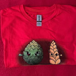 Beer fusion red t-shirt (new)