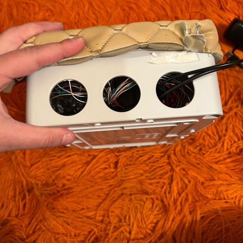 Button box handmade for Euro Truck Simulator 2 new, 18 buttons with leather cover