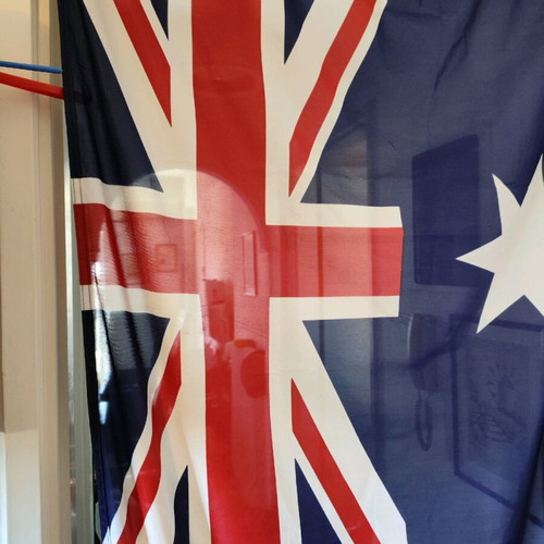 Australian flag 1800 x 900 mm like new