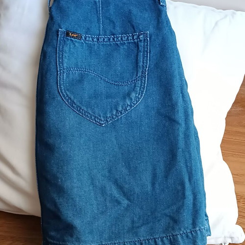 Lee denim mini skirt used, size 26, blue
