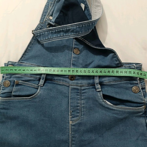 Orchestra girls' denim jumpsuit 14 years like new, blue