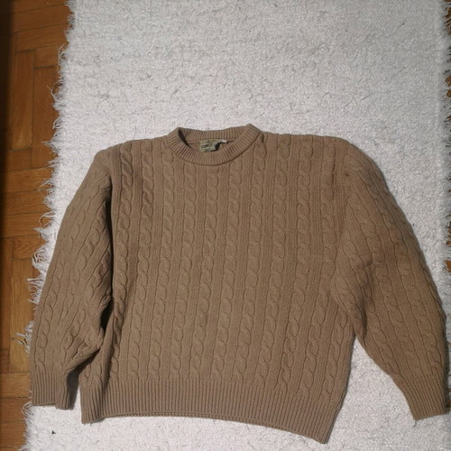 Cerruti 1881 knit sweater size M beige camel like new