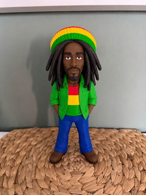 3D printed φιγούρα Bob Marley, 20 εκ., πλαστικό PLA