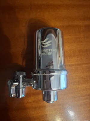 Proteas Filter kitchen faucet water filter, chrome/inox