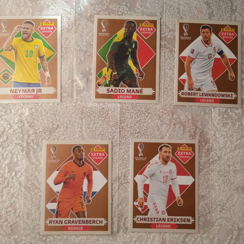 Panini World Cup 2022 Extra Stickers pack of 12 like new