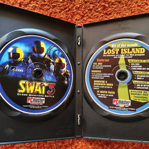 PC Master CD issue 159 used with SWAT 3