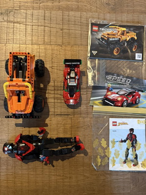 Lego sets used, set of three with manuals