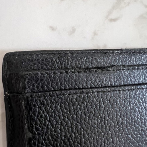 Emporio Armani cardholder used with bill compartment black