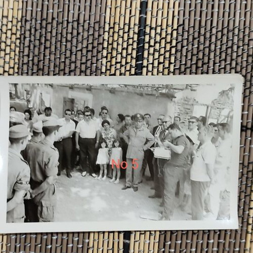 Photos of OTE Club Patras April 21, 1967 like new, black and white