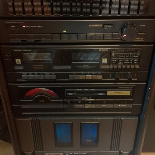 Sharp 7700 sound system used with speakers