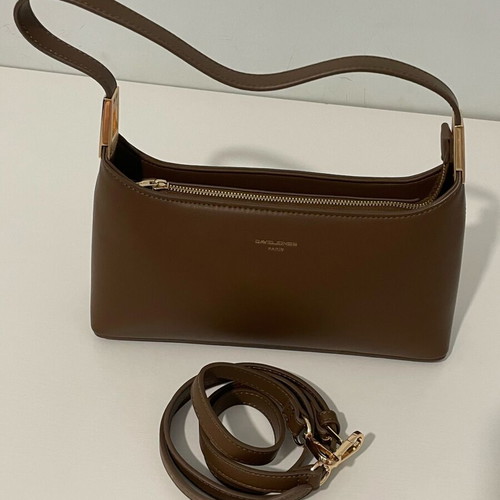 David Jones shoulder bag like new, brown with gold details