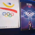 Olympic posters used, box set 1896-2004